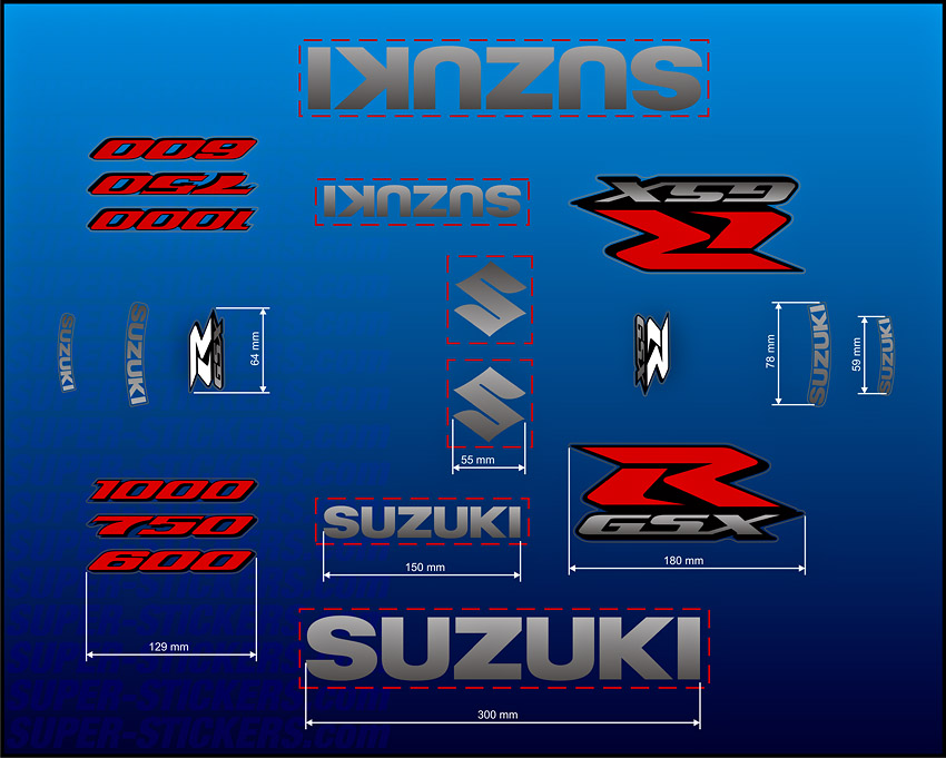 Suzuki Gsxr Decals
