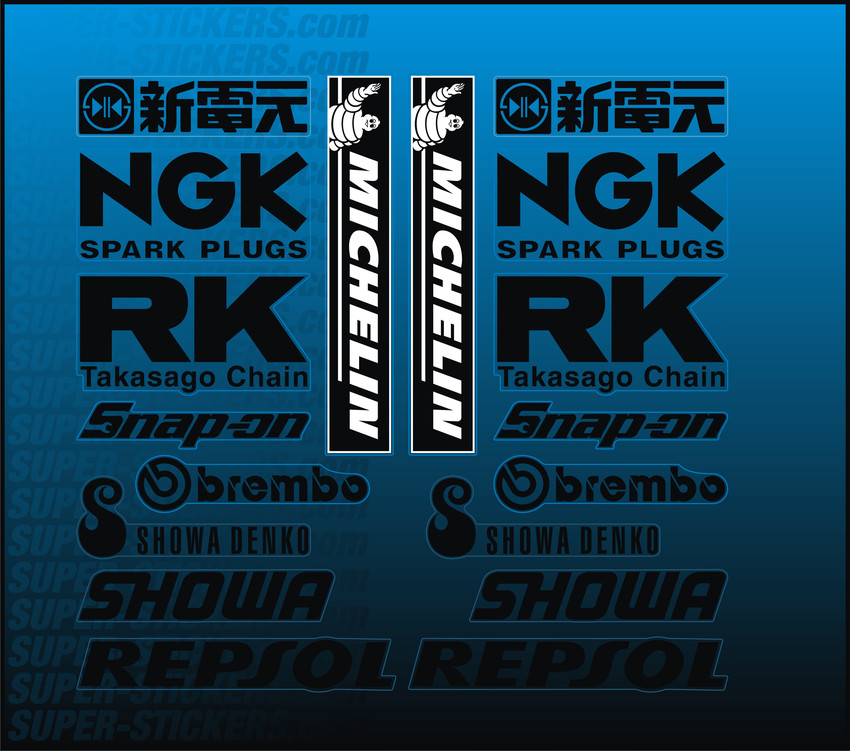 Honda belly pan decals