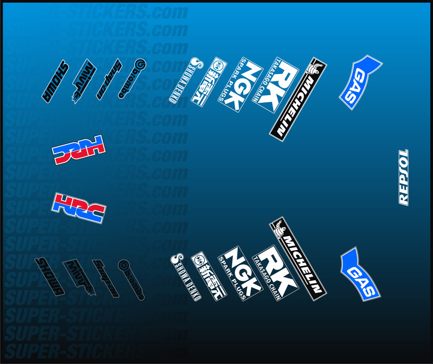 Honda belly pan decals #3