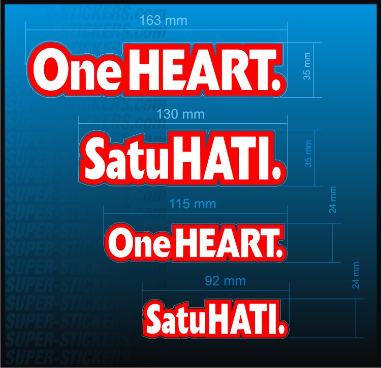 4 Un Satu Hati Y Un Corazon Calcomanias Adhesivos Con El Logotipo De Carrera Motogp Moto Para Honda Cbr Ebay